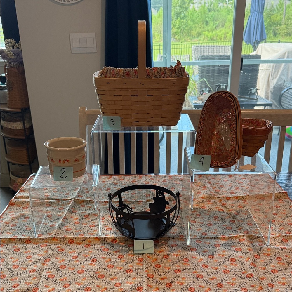 Longaberger Halloween Baskets Group 2